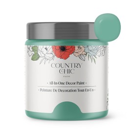 Chalk Style Paint - for Furniture, Home Decor, Crafts - Eco-Friendly - All-in-One - No Wax Needed (Bliss [Teal], Pint (16 oz))