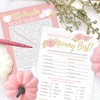 DISTINCTIVS Pink Little Pumpkin Girl Baby Shower Games – Who