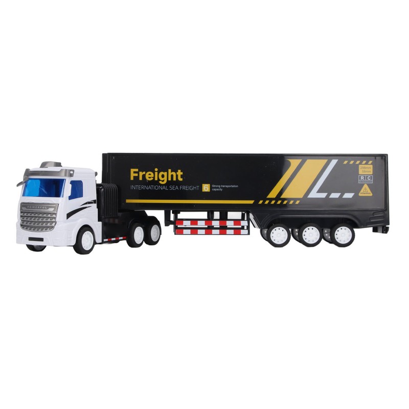 Container Truck Toy High Simulation Extended Carriage Container Trailer Model