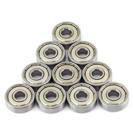 Fasizi 626ZZ Double Deep Groove Ball Bearings 6mm x 19mm x 6mm (Pack of 10)