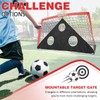 BOHEN 6x4FT Portable Soccer Goal for Kids Backyard with Carry