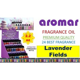 Aromar 65 ml (2.2 oz) Aromatherapy Essential Fragrance 100% Oil LAVENDER FIELDS