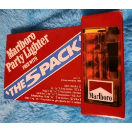 Marlboro Vintage 1992 Marlboro Party Butane Gas Lighter NEW Sealed Package Collector