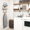 VINAEMO Ironing Board Hanger Wall Mount, 2-Layer Iron and Ironing