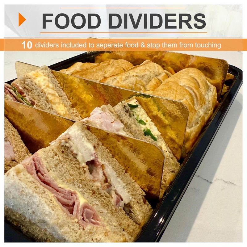 Kitchenella Sandwich Food Tray Dividers Pack of 10 - Food