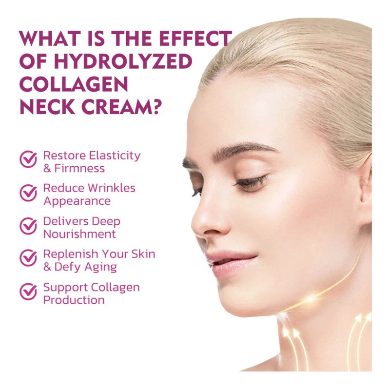 Crema Hidrolizada Para El Cuello, Crema De Belleza, Maquilla