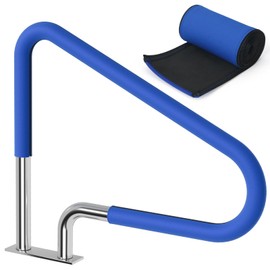 HOXHA 6 Feet Swimming Pool Handrail Cover Anti-Slip Railing Handle Cover Grip Sleeve with Zippers Swimming Pool Accessories for Pool Hot Tub Ladder Railing