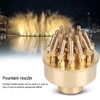Fountain Nozzle Brass 3 Layers Adjustable Watering Sprayer Pond Sprinkle