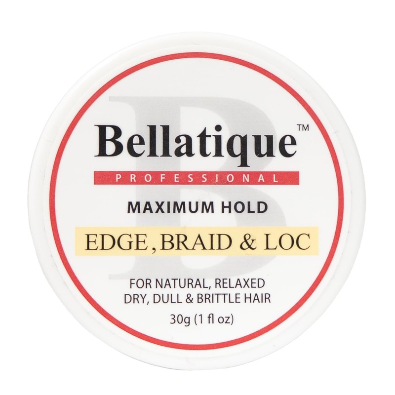 BELLATIQUE Professional Edge, Braid, & Loc Maximum Hold Edge Control