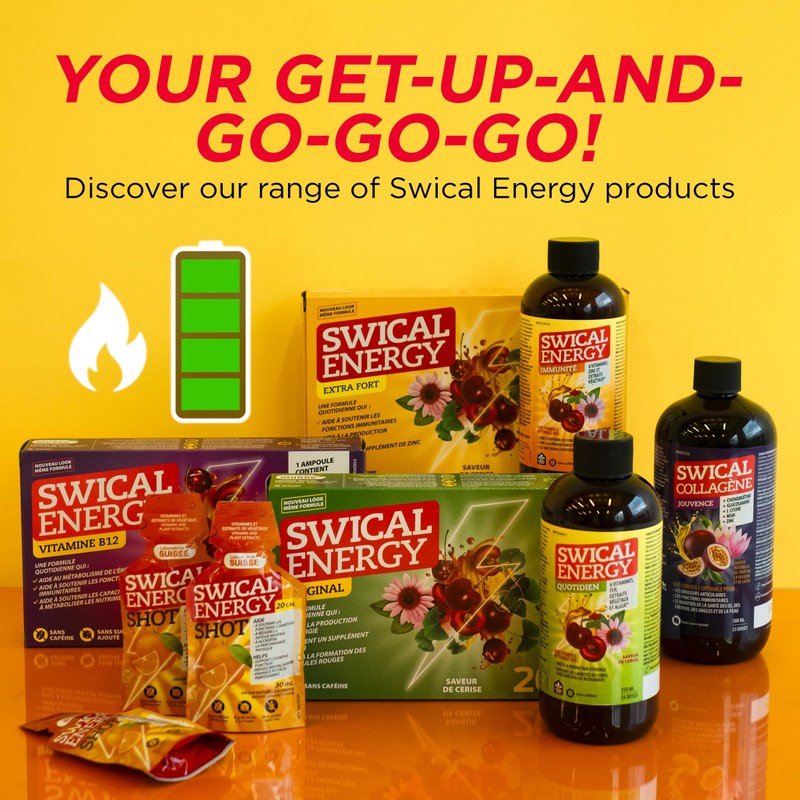 SWICAL Swical Energy B12 C 20 ampoules C Cherry flavour