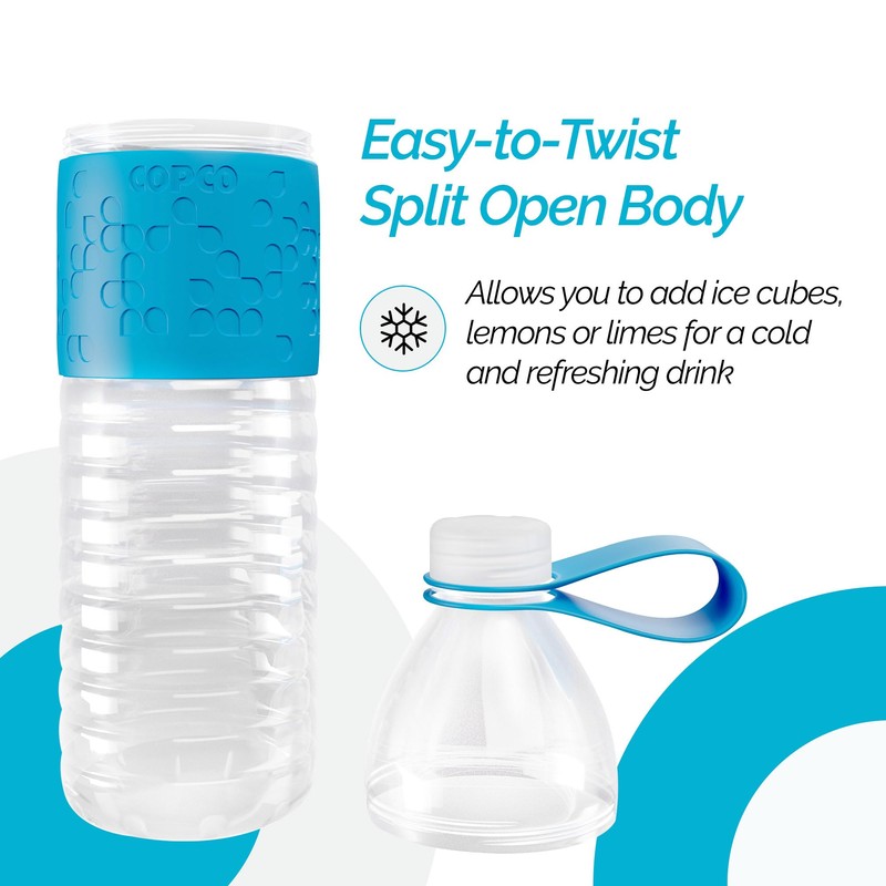 Copco Hydra 20 oz Tritan Water Bottle with Spill Resistant