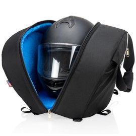 Chase Harper USA 4725 - Tail Mount Helmet Bag - Water-Resistant, Tear-Resistant, Industrial Grade Ballistic Nylon with Adjustable Bungee Mounting System for Universal Fit