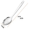 1 Pcs Slotted Soup Spoon Stainless Steel Cooking Kitchen Serving