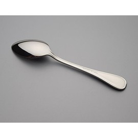 ALFACT Luban Dinner Spoon, 18-8 Stainless Steel, Made in Japan, Tsubame City Alasawa Seisakusho Alphabet Cutlery