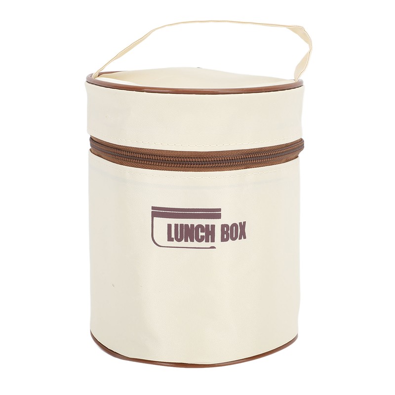 Insulated Lunch Container 304 Stainless Steel Leakproof Portable Round Thermal