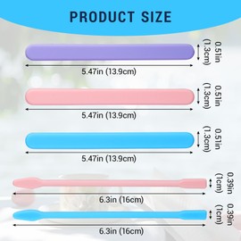 Framad 10PCS Silicone Stir Sticks for Resin, Reusable Waxing Wax Stick