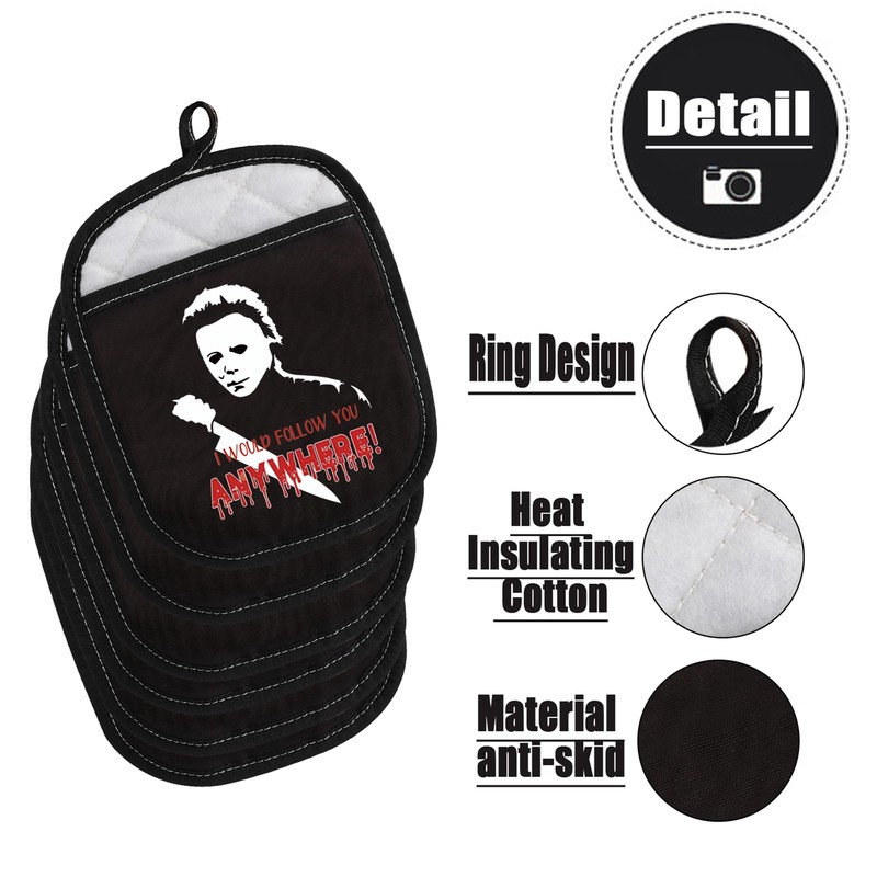 CMNIM Michael Myers Oven Mitts and Pot Holder,Michael Myers Merchandise
