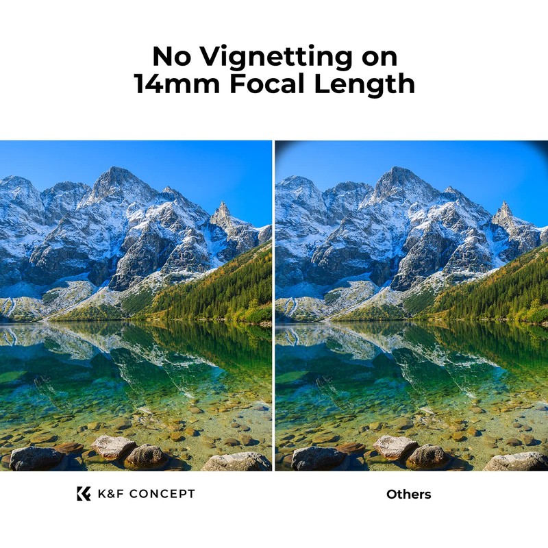 K&F Concept 82MM Polarising Filter Circular Polarizing CPL, Ultra Slim,