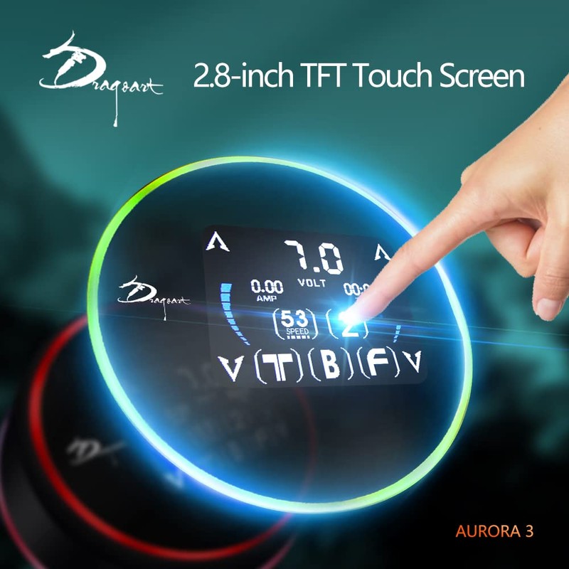 Aurora III 3rd Generation Tattoo Power Supply (Silver)