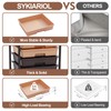 SYKIARIOL Rolling Storage Cart with Drawers,Utility Cart with 8 Drawers