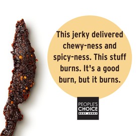 People’s Choice Beef Jerky – Test Kitchen – Hot Honey – Sweet & Spicy – 10g Protein – Made in USA – 1 Pound (16 oz) Bag