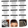 Outanaya 50Pcs Wig Net Fixing Clips Durable Portable Hair Supply