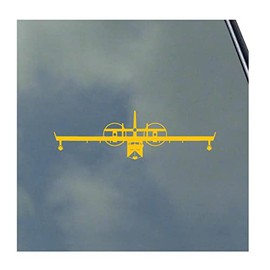 CL-415 Super Scooper Front View Vinyl Sticker Decal Proud Aerial Firefighter Crew Fireman Wildfire Veteran