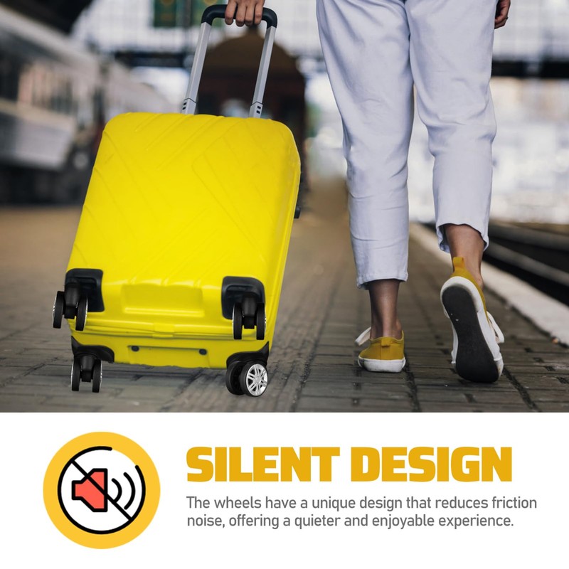 Toddmomy 4Pcs Suitcase Wheels Replacement Suitcase Caster Wheels Luggage Caster