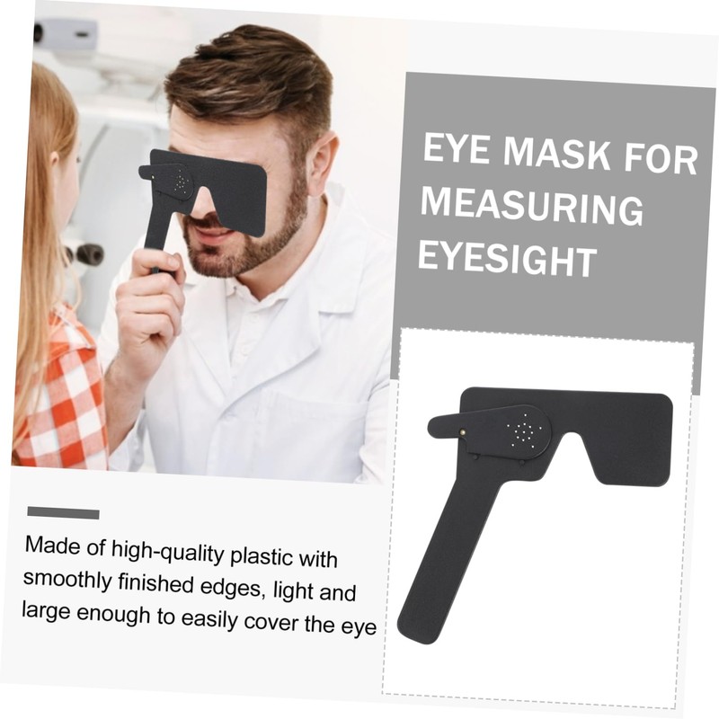 Healeved 1pc Blindfold Glasses Black Eye Exam Tool Eye Occluder