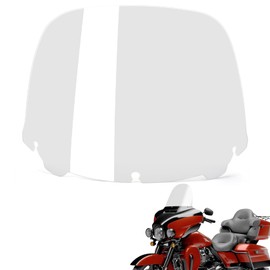 psler 14’’ Motorcycle Windshield Windscreen for Electra Glide Street Glide Ultra Limited Tri Glide 2014-2023,Clear