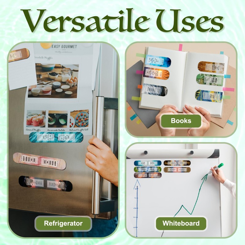 104 Pcs Christian Magnetic Bookmarks - Bible Page Markers for