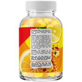 Gomitas Omega DHA para niños - ácidos grasos Omega 3 6 9 con vitamina C para cerebro 60ct