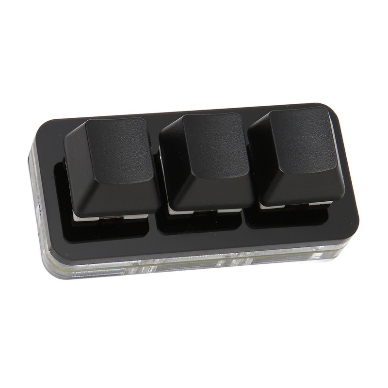 USB 3 Key Mini Keypad RGB LED Backlight Supports Hot