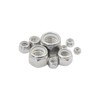 #8-32 Locknuts - IMScrews 304 Stainless Steel DIN985 Hardware Locknuts