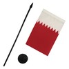 Qatar Table Flag 4'' x 6'' - Qatari Desk Flag