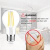 Ascher 60 Watt Equivalent, E26 LED Filament Light Bulbs, Daylight