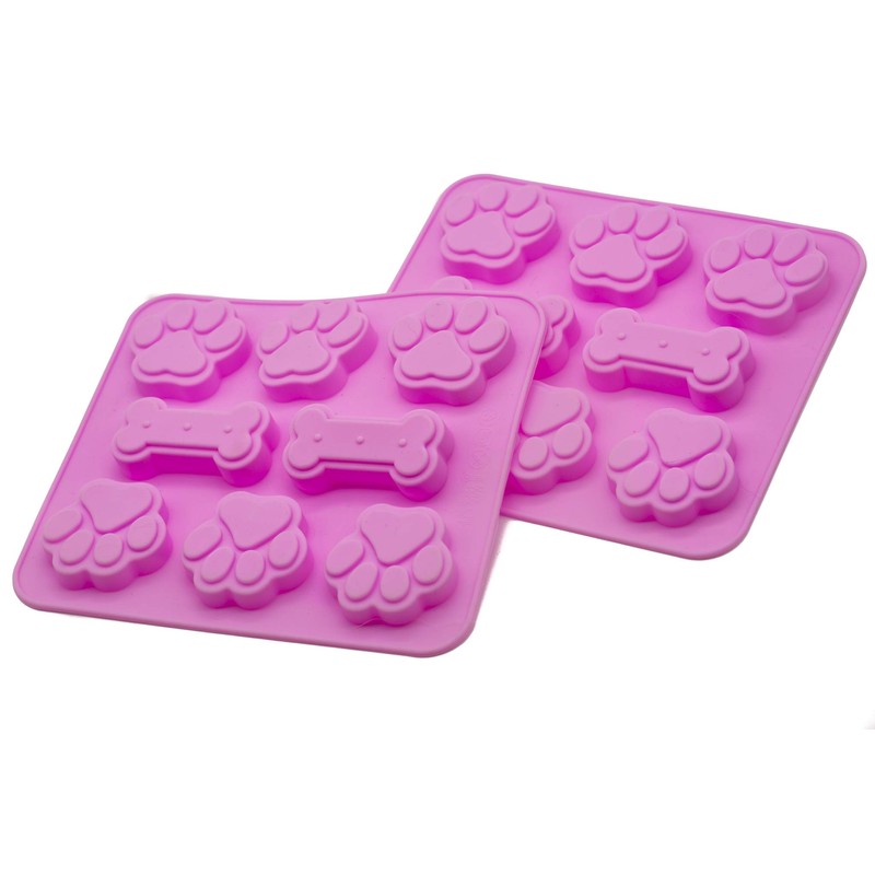 PROtastic silicon paw and bone mold 2 Pack. Ideal for
