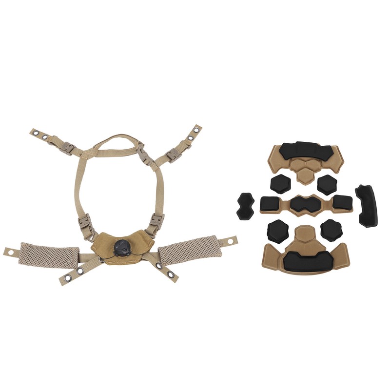 Helmet Liner System Internal Sponge Pad Adjustable Helmet Dial Suspension