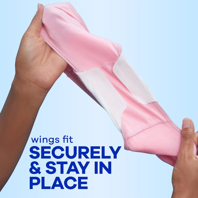 Always Infinity Feminine Pads for Women, Flexfoam Pads with Wings,