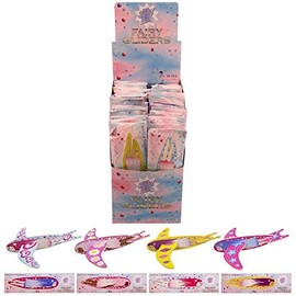 Henbrandt 6 x Children Kids Pretty Girls Pink Flying Fairy Gliders Planes Party Bag Filler Toy