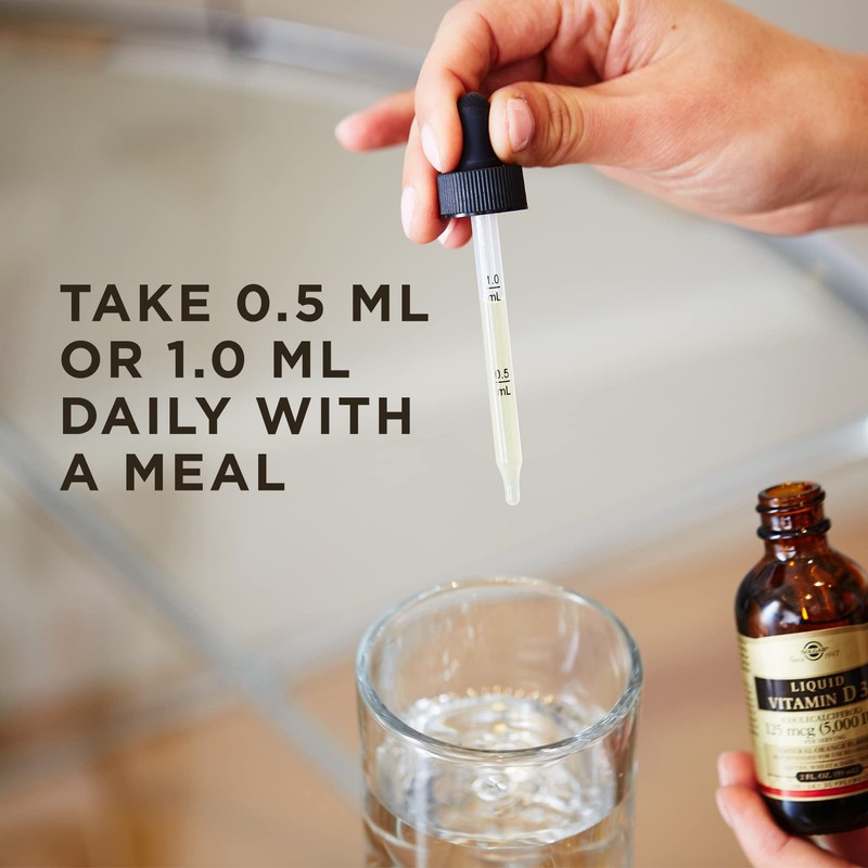 Solgar Liquid Vitamin D3 125 mcg 5000 IU 2 Ounce