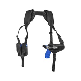 5-56.de AS03 Nylon Shoulder Holster for Sig Sauer P250 / P320 Compact / Carry Black