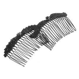 IWOWHERO 2pcs Sparkling Bridal Comb: Glitter Rhinestone Hair Accessories - Metal Side Combs For Women Wedding Hairstyles - Daily Styling Hair Clips