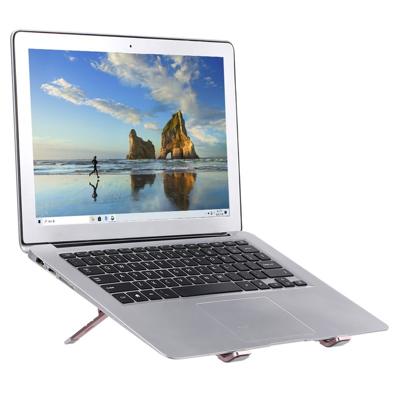 6-level Adjustable Laptop Stand Portable Folding Aluminum Alloy Non-slip Laptop
