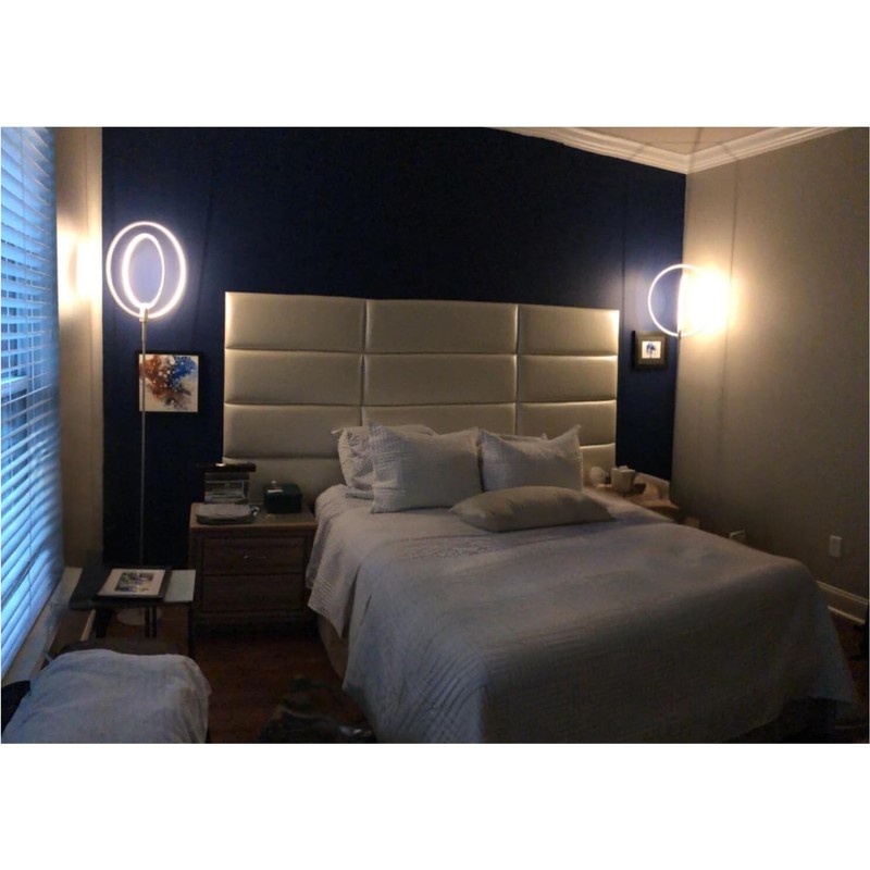 Brightech Eclipse Dimmable LED Floor Lamp, Modern Torchiere Floor Lamp