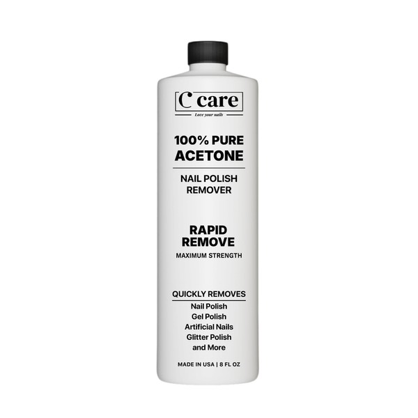 100% Pure Acetone Nail Polish Remover | Professional Quality |
