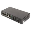 SFP Fiber Switch 6 Ports 10 100 1000M Self Adaptive