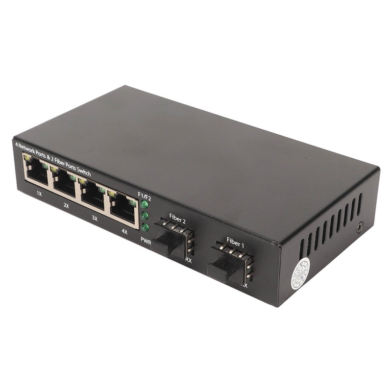 SFP Fiber Switch 6 Ports 10 100 1000M Self Adaptive