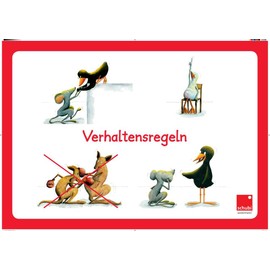 Verhaltensregeln: Bildkarten mit Regeln für das soziale Miteinander (Klassenkarten)