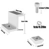 Solar Panel Bracket, Pack of 12, Solar Panel Mount are